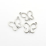 30PCS Butterfly Frame Charms,2 Colors Available-RS577