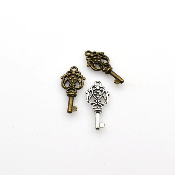 20PCS Key Charms,2 Colors Available Double Sided-RS412