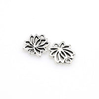 25PCS Lotus Connector Charms,2 Colors Available-RS912