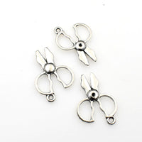 20PCS Scissors Charms,Antique Silver Tone-RS666