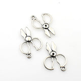 20PCS Scissors Charms,Antique Silver Tone-RS666