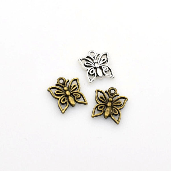 25PCS Butterfly Charms,2 Colors Available-RS134