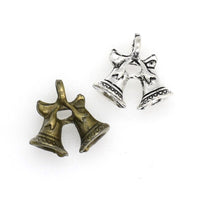 15PCS Bell Charms,2 Colors Available 3D Pendants-RS672