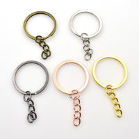 12PCS Key Rings,5 Colors Available-GS017