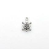 20PCS Turtle Charms,Antique Silver Tone Double Sided-RS368