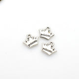 30PCS Crown Charms Double Sided 3 Colors Available-RS772