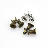 15PCS Bell Charms,2 Colors Available 3D Pendants-RS672