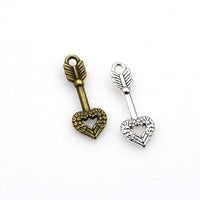 20PCS Love Arrow Charms,2 Colors Available-RS952