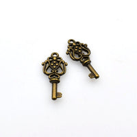 20PCS Key Charms,2 Colors Available Double Sided-RS412