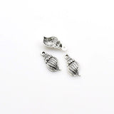 40PCS Conch Charms,Antique Silver Tone 3D-RS220