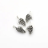 10PCS Bunch of Grape Charms,Antique Silver Tone-RS504