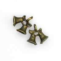 15PCS Bell Charms,2 Colors Available 3D Pendants-RS672