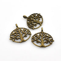 10PCS Tree Charms,2 Colors Available-RS983