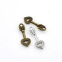 20PCS Love Arrow Charms,2 Colors Available-RS952