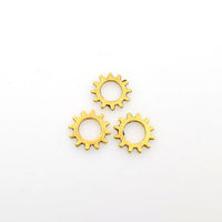 40PCS Little Gear Charms,3 Colors Available-RS187