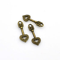 20PCS Love Arrow Charms,2 Colors Available-RS952