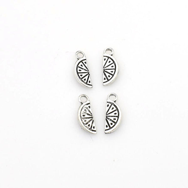 40PCS Watermelon Charms,Antique Silver Tone-RS810