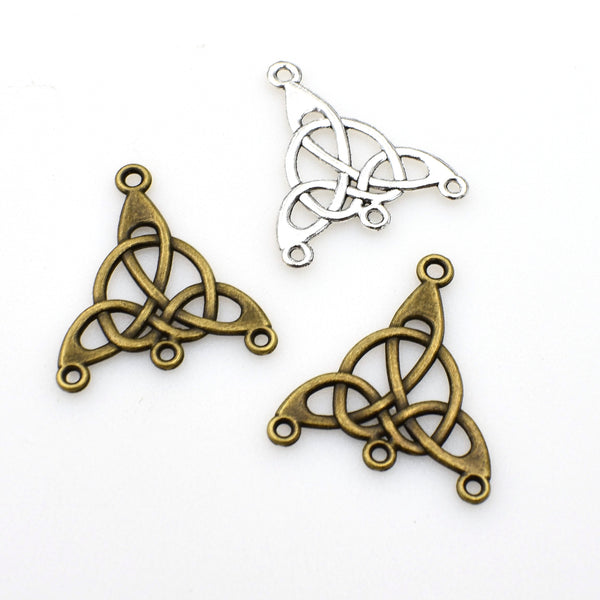 20PCS Triangle Connector Charms,2 Colors Available-RS1162