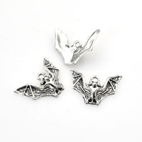 20PCS Bat Charms,Antique Silver Tone 3D-RS762