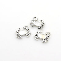 20PCS Crab Charms,Antique Silver Tone-RS1107