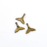 25PCS Whale Tail Charms,2 Colors Available-RS374