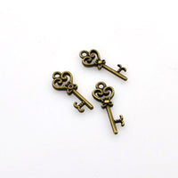 30PCS Little Key Charms,2 Colors Available-RS078