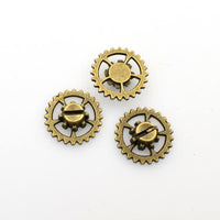 25PCS Gear Charms,2 Colors Available 3D-RS682