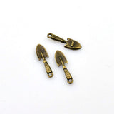 25PCS Little Shovel Charms,Antique Bronze Tone-RS776