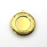 1PCS Round Metal locket Pendant,4 Colors Availabe-TS010