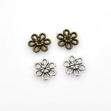 50PCS Little Flower Connector Charms,2 Colors Available-RS244