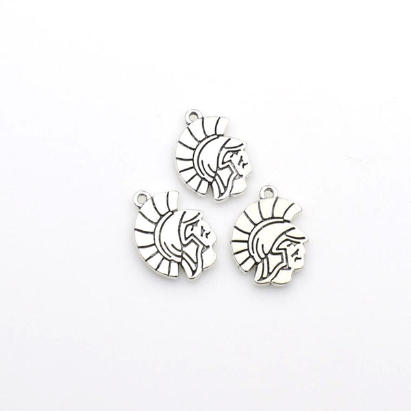 15PCS Soldier Charms,Antique Silver Tone-RS530