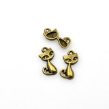 40PCS Cat Charms,2 Colors Available-RS404