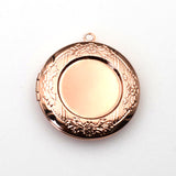 1PCS Round Metal locket Pendant,4 Colors Availabe-TS010