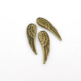 20PCS Detailed Wing Charms,2 Colors Available Double Sided-RS799