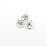 20PCS Round Tree Charms,Antique Silver Tone Double Sided-RS683