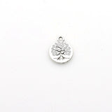 20PCS Round Tree Charms,Antique Silver Tone Double Sided-RS683