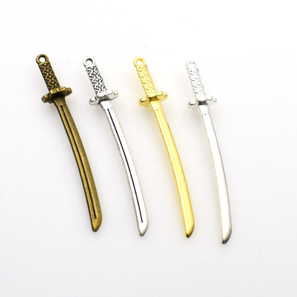 15PCS Sword Charms,4 Colors Available-RS968