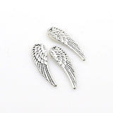 20PCS Detailed Wing Charms,2 Colors Available Double Sided-RS799