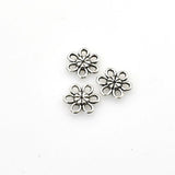 50PCS Little Flower Connector Charms,2 Colors Available-RS244