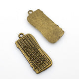 10PCS Keyboard Charms,Antique Bronze Tone-RS1092