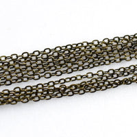 Wholesale 5M Metal Chains,Self Made Jewelry Materials 9 Colors Available-CS065