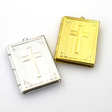 1PCS Metal Book locket Pendant,2 Colors Availabe-TS012