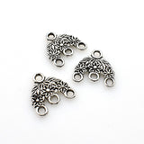 25PCS 1 to 3 Connector Charms,2 Colors Available Double Sided-RS445