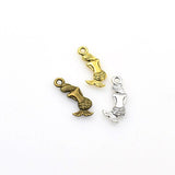 30PCS Mermaid Charms,3 Colors Available Double Sided-RS323