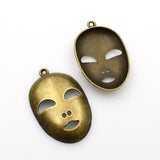 10PCS Mask Charms,2 Colors Available 3D-RS858