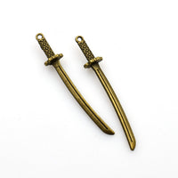 15PCS Sword Charms,4 Colors Available-RS968