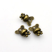 15PCS Rabbit Charms,Antique Bronze Tone-RS1003