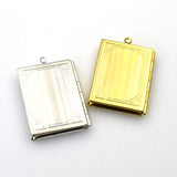 1PCS Metal Book locket Pendant,2 Colors Availabe-TS012