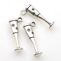 20PCS Trophy Cup Charms,Antique Silver Tone 3D-RS419