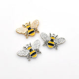 4PCS Enamel Honeybee Charms 2 Colors Available-RS1128